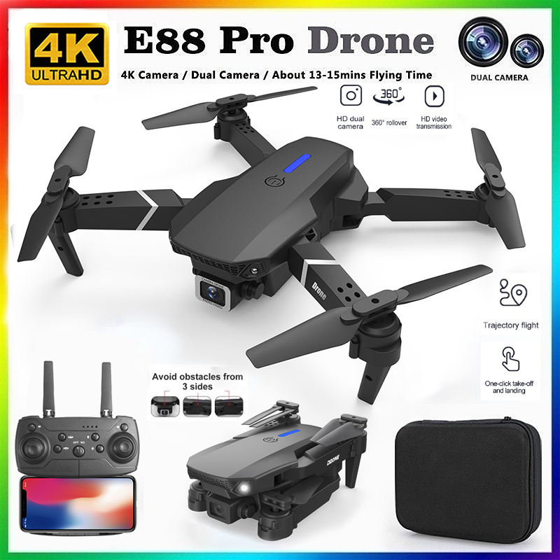 Drone Mapping - 2026年新型 E88 プロ仕様 HD 4K RCドローン