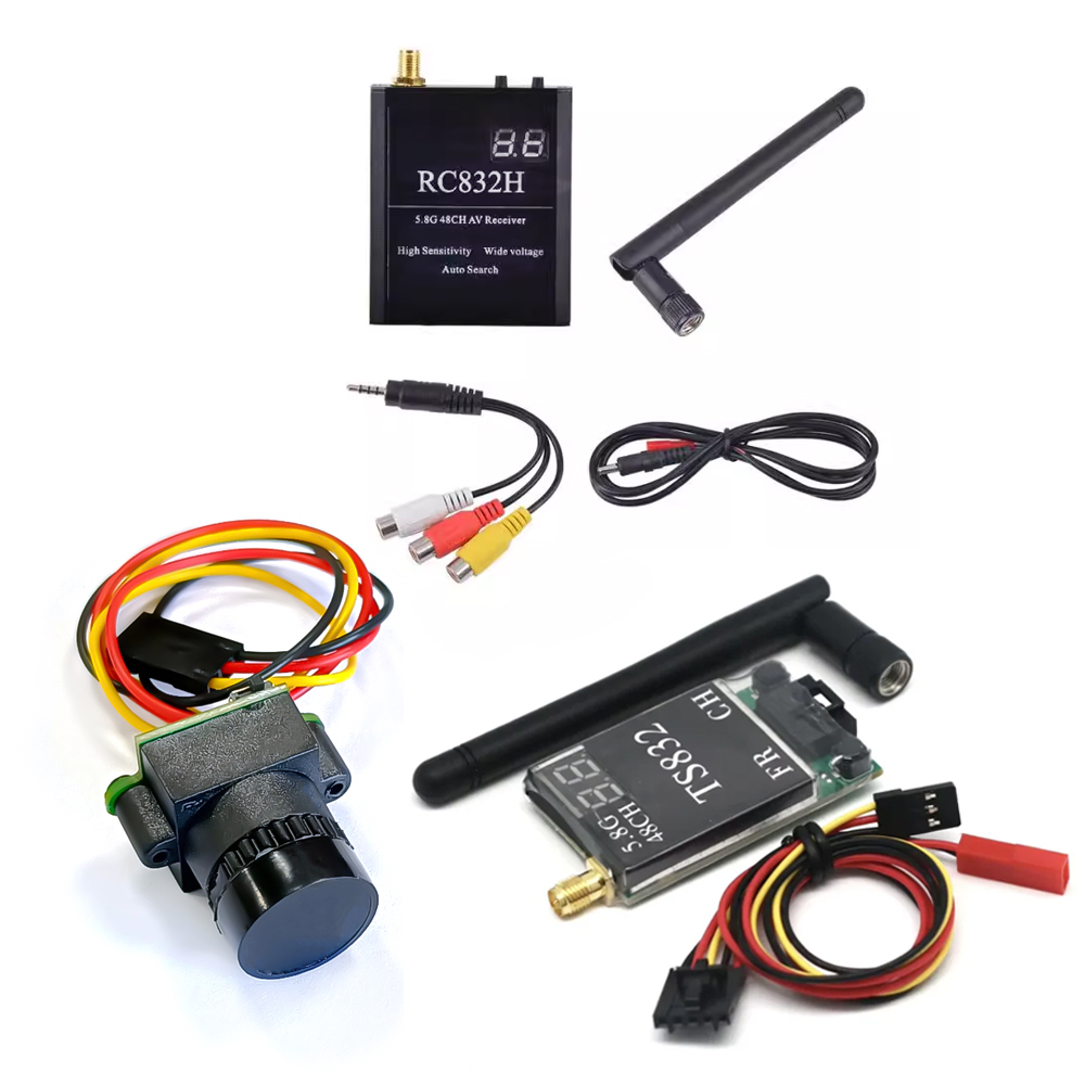 Drone Lidar - TS832 レシーバー +RC832 +1000TVL カメラ 48CH
