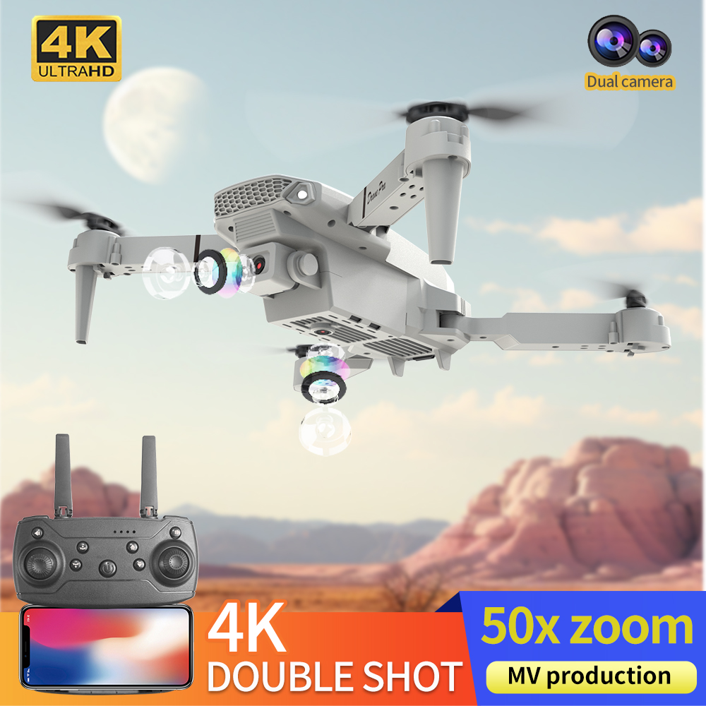 2026年新型 E88 プロ仕様 HD 4K RCドローン  - Drone Mapping のレビューと価格