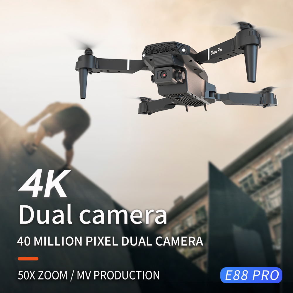 2026年新型 E88 プロ仕様 HD 4K RCドローン  - Drone Mapping のレビューと価格