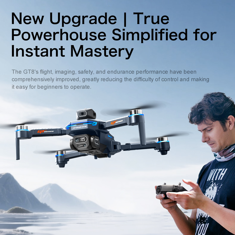 オリジナルGT8ドローン 8Kプロフェッショナルデュアルカメ - Drone Surveying のレビューと価格