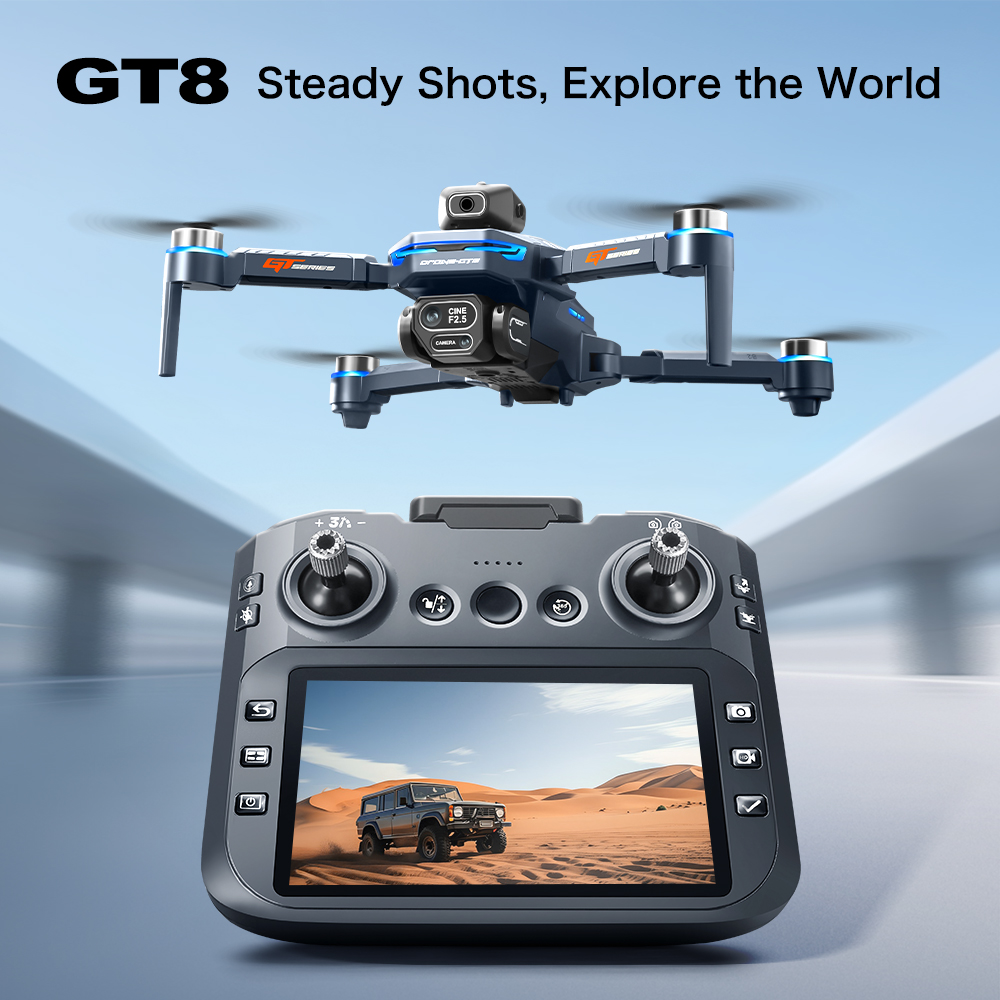 GT8 Max折りたたみ式ドローン 8K HDプロフェッショ - Drone Mapping のレビューと価格