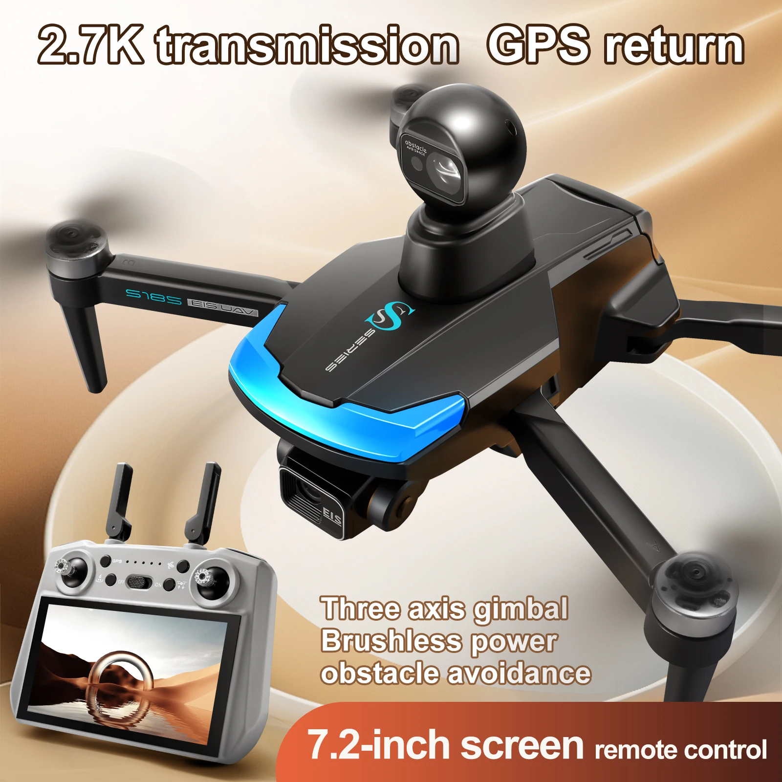 S185 プロフェッショナルドローン 2.7K HD デュア - Drone Surveying のレビューと価格
