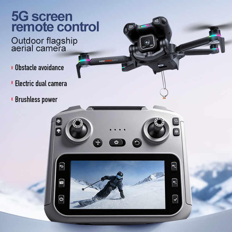 新型K900 MAX GPSドローン カメラ搭載 釣り用 エ - Drone Surveying のレビューと価格
